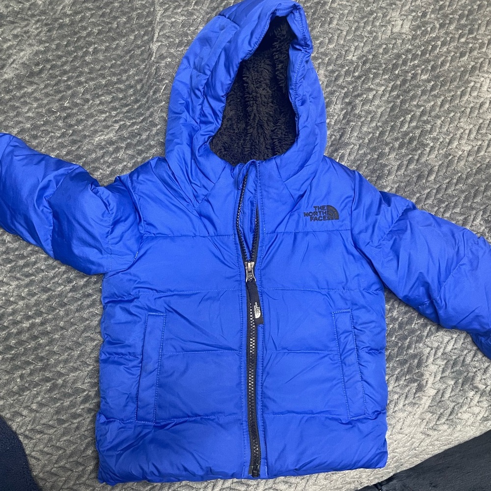 The North Face Blue Fleece-Lined Jacket